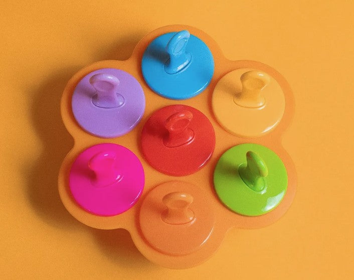 7-Popsicle Silicone Mold