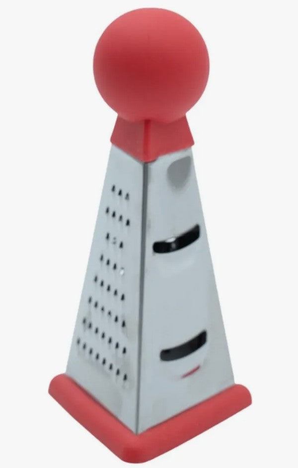 3-Sided Stainless Steel Grater with Silicone Base